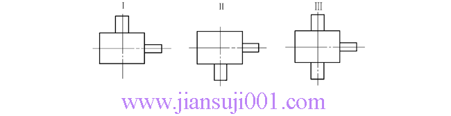 剖分式PWU型平面二次包絡(luò)環(huán)面蝸桿減速器主要尺寸