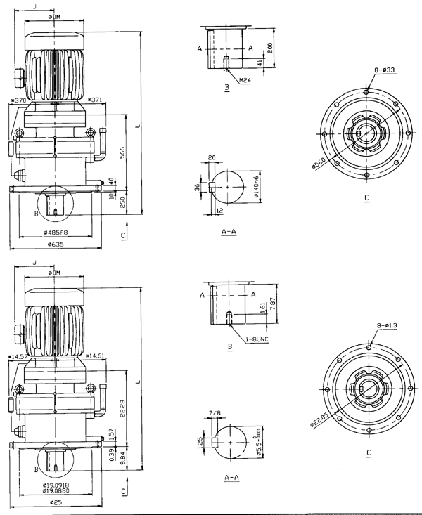 600ϵД[݆pٙCpʽγߴ(TDVM623/16TDVM623/18TVM624/16TVM624/18TVM625/17TVM625/19TDVM626/19TDVM627/19