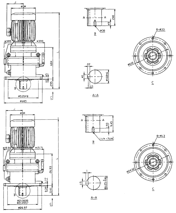 600ϵД[݆pٙCpʽγߴ(TDVM623/16TDVM623/18TVM624/16TVM624/18TVM625/17TVM625/19TDVM626/19TDVM627/19