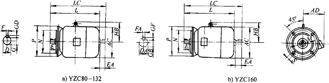 YZCϵеஐ늄әCγߴ磨H80160mm